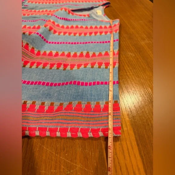 THML Pink and Blue Striped Mini Dress - Picture 12 of 14